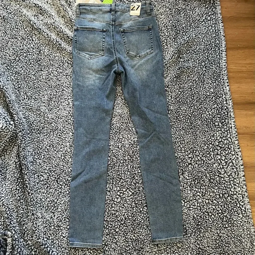 NWT - Forever21 - Jeans - High Rise Skinny Fit Skinny Leg - Size 27 - Picture 11 of 13